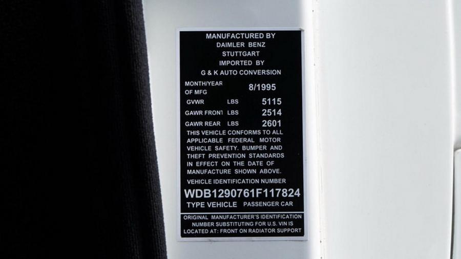  Mercedes-Benz SL72 AMG 1995 года  (фото 63 из 82)